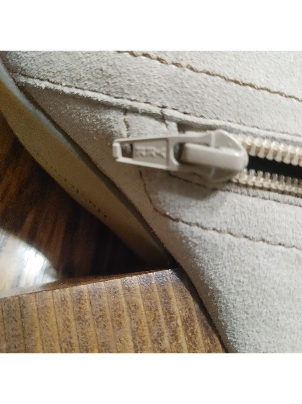 Women's Hush Puppies Daisee Billie Beige Suede Ankle Boots with Tassels Size 8 - Picture 10 of 10